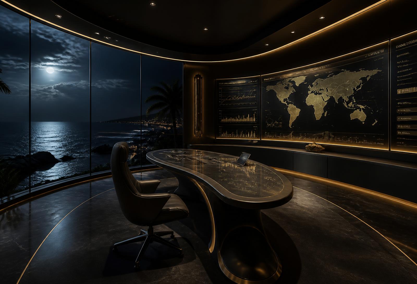 Private business and innovation studio overlooking the coast