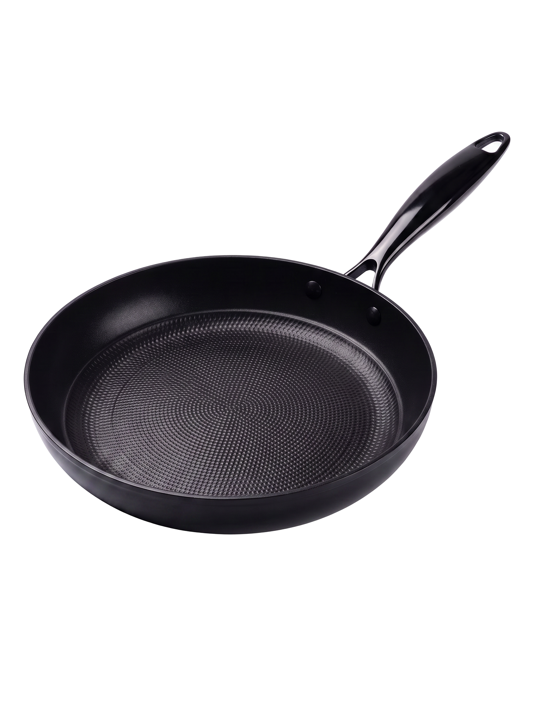 Nator Next-Gen Chef's Pan 26cm in Obsidian Black with textured black non-stick interior